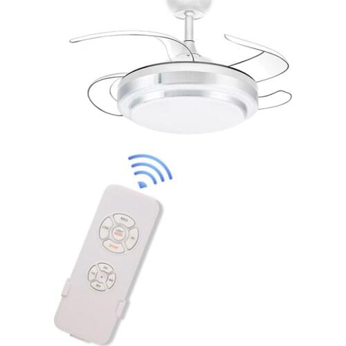 Universal Wireless Remote Control Ceiling Fan Lamp Controller Intelligent Timing Switch without Battery for Home Hotel Office