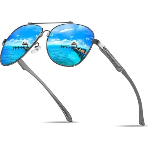Luxury Vintage Aluminium Magnesium HD Polarized Sunglasses Driving Sun Glasses Aviation Sunglasses Gafas De Sol