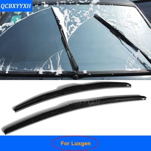 Car Styling U-type Soft Frameless Bracketless Rubber Car Front Windshield Wiper Blade for Geely EC7 1.5L EC8 GX7 Luxgen S5 U6 7