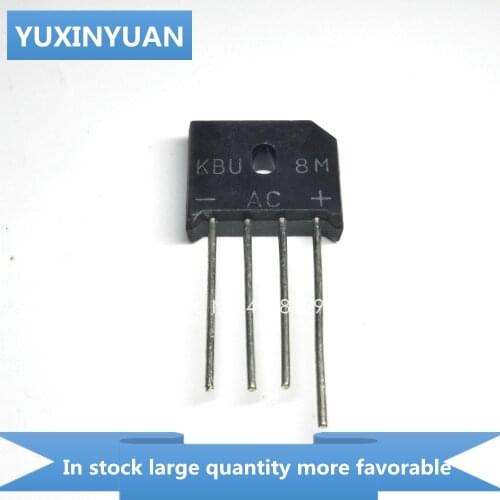 YUXINYUAN 1pcs KBU8M 8A 1000 V DIP4 in stock