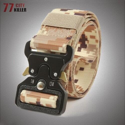 125cm Long Big Size Belt Male Tactical Military Canvas Belt Outdoor Tactical Belt Mens Military Nylon Belts Army Ceinture Homme