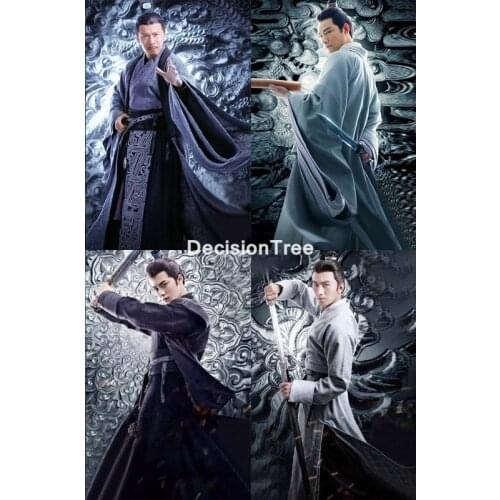 2021 tv play hanfu the advisors alliance chinese traditioanl hanfu male costume oriental stage performance national cosplay