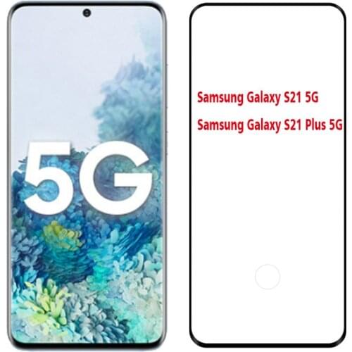 3D Full Glue Tempered Glass For Samsung Galaxy S21 5G Full Cover 9H film Screen Protector For Samsung Galaxy S21 Plus 5G
