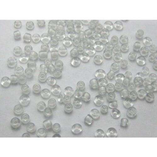5000 Glass Seed Beads 2mm Colour lined inside White + Storage Box