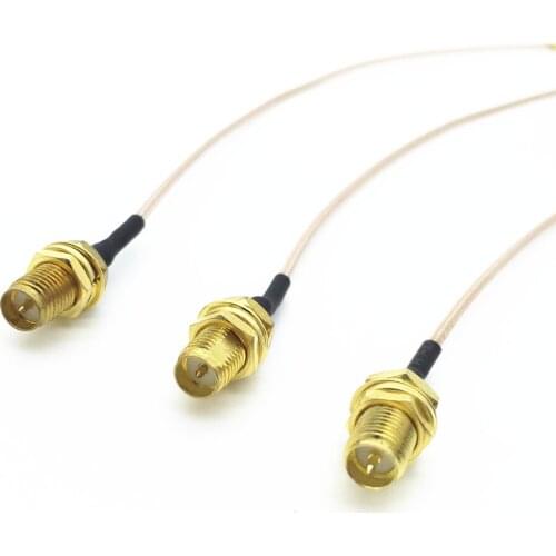 Free Shipping 3Pcs Mini PCI/PCI-E U.FL IPX to RP-SMA Antenna WiFi Card Router Pigtail Cable 20cm/7.8"