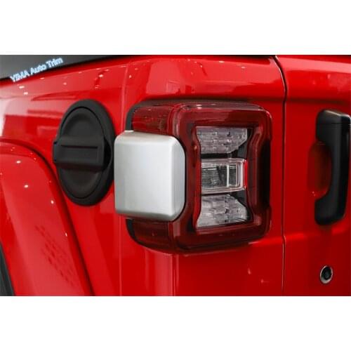 Lapetus Car Styling Rear Tail Trunk Lights Lamp Decoration Cover Exterior Trim ABS Fit For Jeep Wrangler JL 2018 - 2020 Colorful
