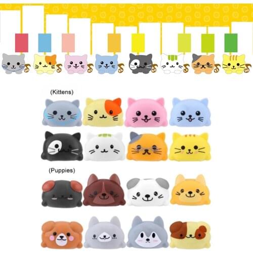 Kids Music Scale Player 8Pcs/Set Cats Dogs Silicone Animals Model Piano Choir Baby Music Instrument Toys Funny Educational Toy