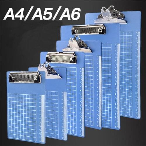 Folder Board A4 Board Clip Plastic Hanging Pad Writing Board A5 Bill Folder Menu Clip A6 Writing Board Clip School Supplies