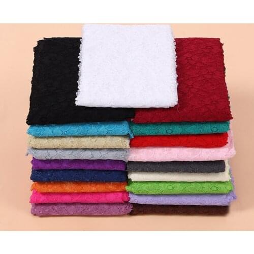 10Yards 16cm Width Elastic Stretch Lace Trims Black For Clothing Accessories Dress Sewing Applique Costume Lace Fabrics