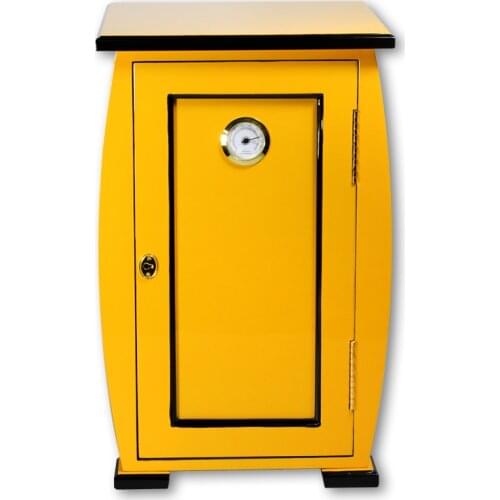 High-end Cedar Wood Piano Finish Cigar Humidor Case Cabinet Storage Box 6-Storey W/Lock & Humidifier Hygrometer For COHIBA