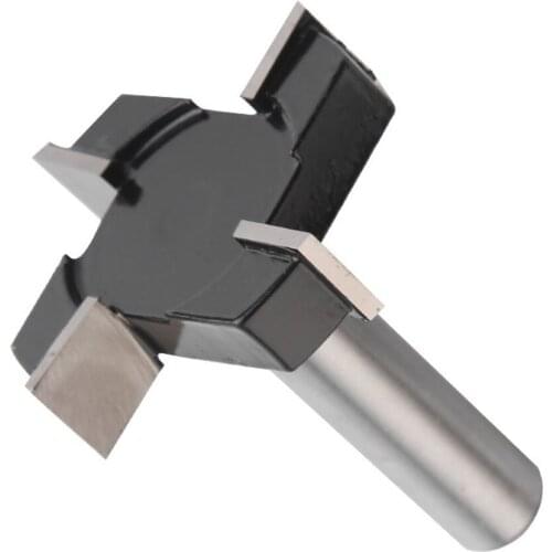 Shank 4 Edges T Type Slotting Knifes Necking Tool Milling Cutter Large Diameter Slotting Knifes Woodworking Router Bits DIY Kits