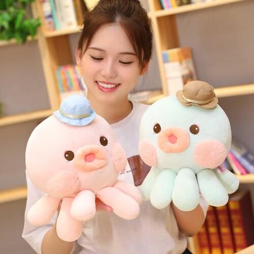 20-40cm Cute Octopus Plush Toy Stuffed Soft Cute Sea Animal Doll Baby Pillow Home Accessories for Kids Children Christmas Gift