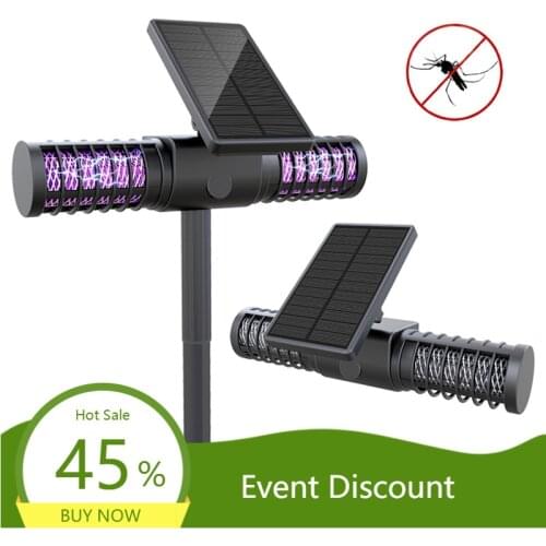 Solar Mosquito Killer Lamp Garden Lawn Light Solar Powered LED Light Garden Mosquito Pest Bug Insect Repellents