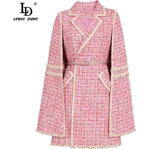 Женские пальто с поясом LD LINDA DELLA China At AliExpress