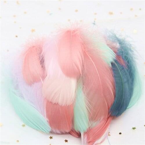 Plume Natural Feathers 4-12cm Swan Feather Plumas Decorativas Craft Wedding Jewelry Home Party Decoration Accessories Wholesale