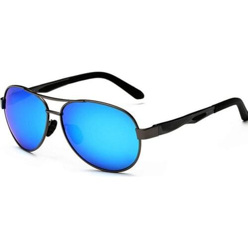 CLARA VIDA polarized pilot double bridge Al-Mg alloy frame for driving beach men women myopia sunglasses -1.0, -2.0 to -6.0