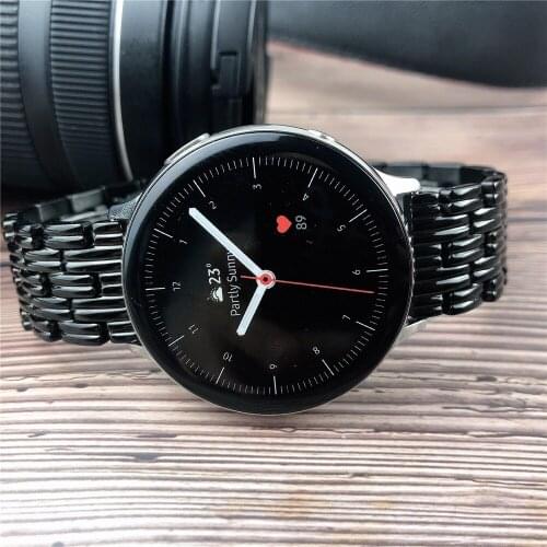 22 20mm watch strap for samsung active 2 galaxy watch 46mm 42mm gear s3 frontier amazfit bip pulseira for huawei watch gt 2 band