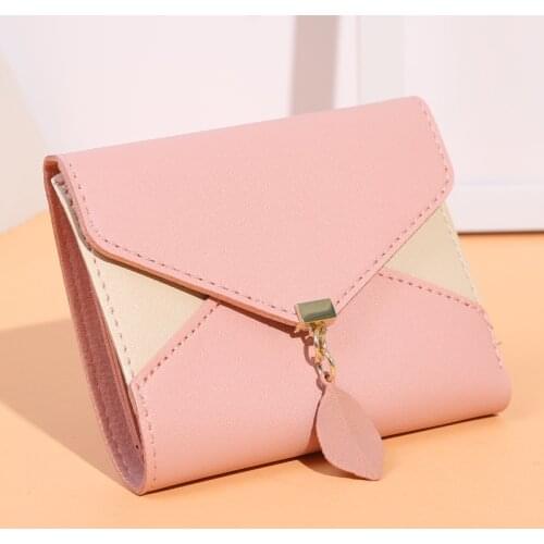 2021 Luxury Brand Leather Wallets Women Short Hasp Coin Purses Tassel Design Clutch Wallet Female Money Credit Card Holder