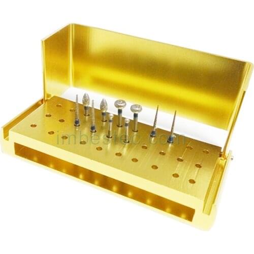 Dental Lab Equipment Dental Burs Block Holder 30 Holes Autoclavable Dentist Materials Free Shipping