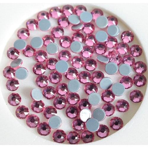 Crystal Hotfix Rhinestones For Clothes Best Shiny Hot Fix Strass Rose Hotfix Crystals Rhinestone