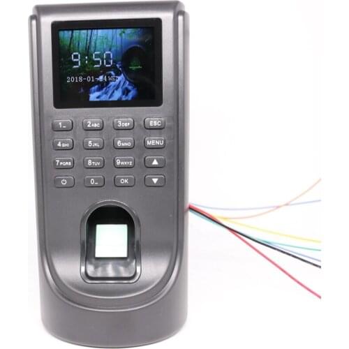 TCP/IP Network Color Lcd Biometric Fingerprint Time Attendance Access Control System Standalone Keypad with Software SDK