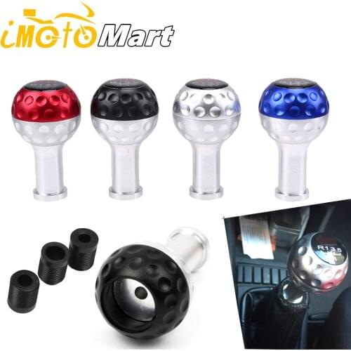 Universal Aluminium MT 5/6 Speed Manual Transmission Gear Shift Knob Car Gearshift Shifter Lever For Volkswagen Golf MK4 MK5