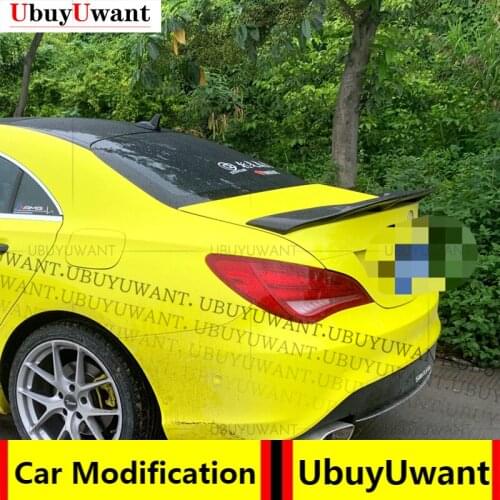 High Quality CARBON FIBER Car Tail Wing Decoration For Mercedes Benz CLA W117 CLA200 CLA220 CLA260 2016-2019 Rear Trunk Spoiler