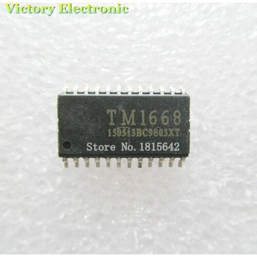 5PCS/LOT TM1668 SM1668 MC2102D SOP24 LED Driver Chip New