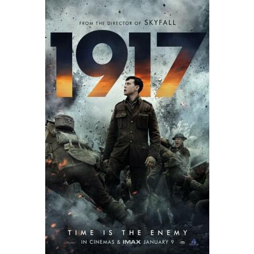 1917 Movie George McKay Art Silk Poster Print 24x36inch