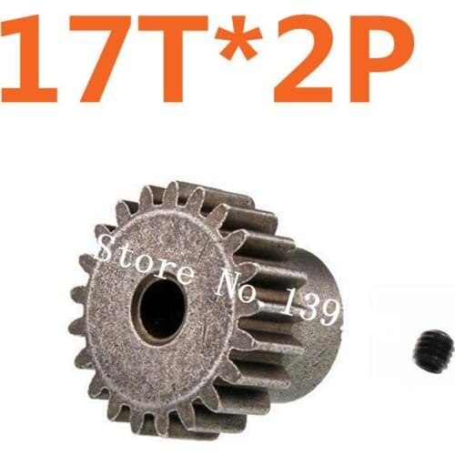 2pcs/lot Motor Gear 17T HSP Spare Parts Pinion Gear hexagonal socket nut For TRAXXAS HPI Himoto 1/10 Scale Models RC Car
