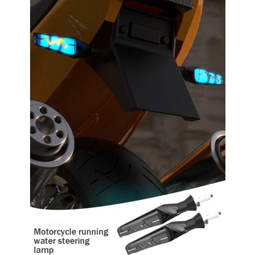 2PCS Turn LED Signal Light For Motorcycle Amber Turn Signals Built Flasher LED Indicators Lamp Double-sided Blinker Accessories