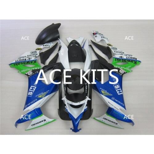 3 Free Gifts New ABS Fairings Kit 100% Fit For Kawasaki ZX10R ZX-10R 08 09 ZX-10R 2008 -2009 10R Blue Black Green d6