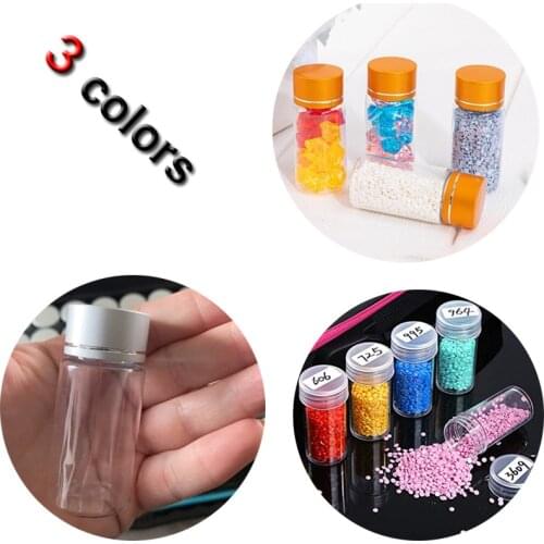 3 Color Bottles For DIY Diamond Painiting Drills Beads Storge Diamond Moasic Embroidery Accessories Cross Stitch Tools