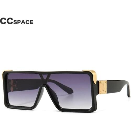 46196 One Lens Square Sunglasses Men Women Fashion UV400 Glasses