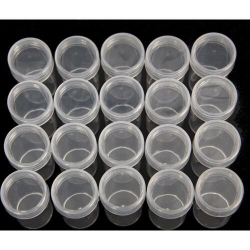 5-10-30-60-90-120pcs Bottles 5d diy diamond painting embroidery tool moasic accessories beads stones Jelwery Container