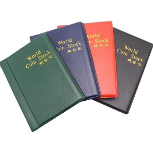 Coin Album Holders Collection Book 10 Plastic Pages 120 Album for Coins Collection Book Home Decoration Coins Folder Keepsake