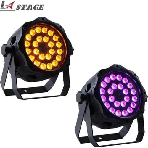 Free shipping 2pcs/lot 24x15w RGBWA 5in1 Led Par Light 15W Outdoor Led Par Can Stage Light IP65 Professional Dj Stage Lighting