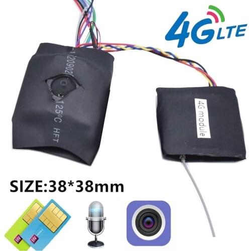 Mini 3G 4G SIM LTE IP Camera Module 2MP/5MP HD Camhi CamhiPro 4G Pin hole Covert Wireless DIY Security Monitor Audio TF Storage