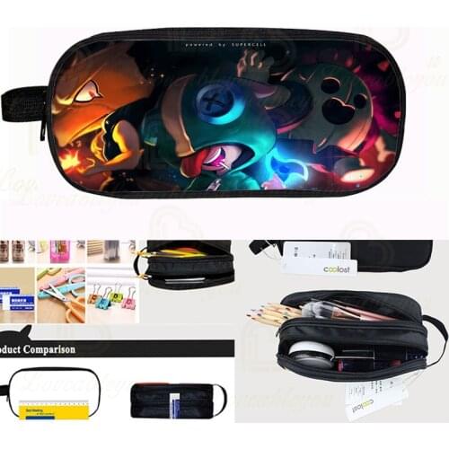 Game Colorful Large Capacity Pencil Cases Bags Star Creative Pen Box Pouch Case School Office Stationary Supplies