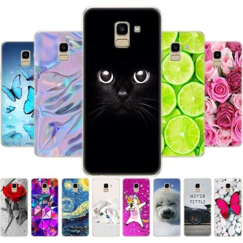 For Samsung J6 2018 Case EU J600 J600F SM-J600F Soft TPU Cover For Samsung Galaxy J6Plus 2018 J6+ J 6 Plus J610 J610F Silicone