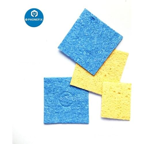 PHONEFIX Cleaning Sponge Soldering Iron Sponges Cleaning Pads for Soldering Iron Tip Welding Cleaning Sponge Accessories