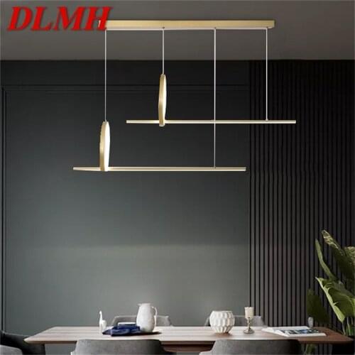 DLMH Nordic Pendant Lights Gold Modern Creative Decoration LED Fixture For Home Living Room