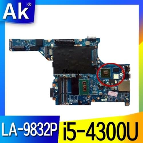 For DELL Latitude E5440 Laptop Motherboard WITH I5-4300U CPU CN-08XGRY 08XGRY 8XGRY VAW30 LA-9832P DDR3L Test ok
