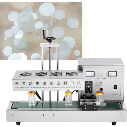 Electromagnetic Induction Aluminum Foil Sealing Machine For Glass Bottle Plastic Bottle Continuous Induction Sealer