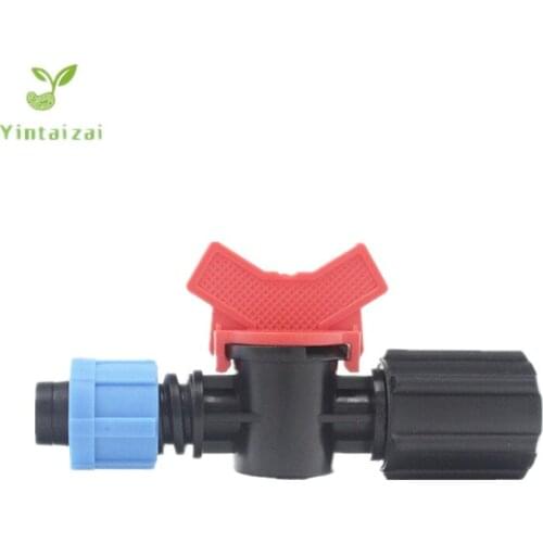 Female Thread Valve For Dn17(16mm) Tape Swivel Drip Tape Fitting Greenhoue Watering Micro Irrigation Drip Fittings