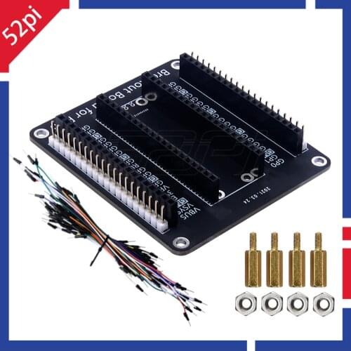 Official Raspberry Pi Pico Breakout Board Kit Copper Pillar Nut Jumper Wire Pack For Raspberry Pi Pico