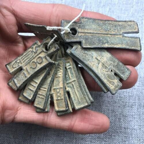 9pieces HUOBU replica coins ancient coin non-currency coins antique ring antique furniture antiquing brass Vintage Metal Money C