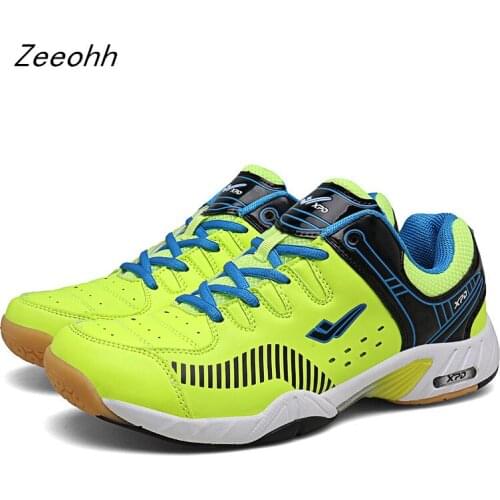 Zeeohh High Quality Men Badminton Shoes Comfortable Training Breathable Anti-Slippery Light Sneakers Unisex Couple Sport Shoes
