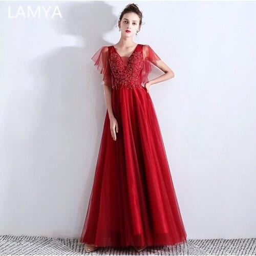 Женские платья с v-образным вырезом Lamya China At AliExpress