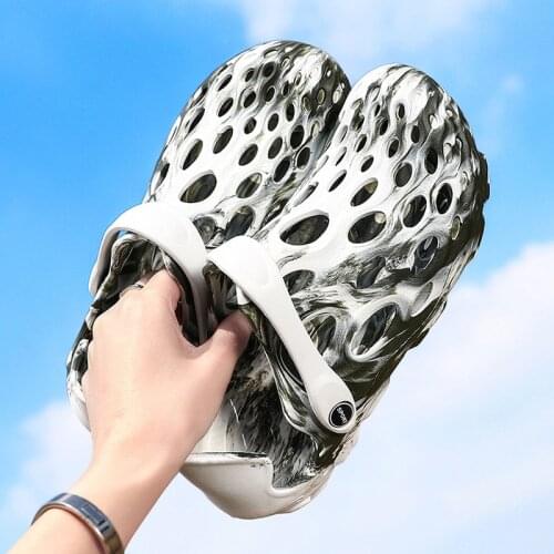 New Men Outdoor Sandals Couples Summer Flip Flops Men Outdoor Beach Shoes Male Sandals Water Shoes Sandalia Masculina